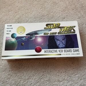 Star Trek The Next Generation Interactive VCR Board Game